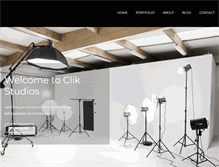 Tablet Screenshot of clikstudio.net